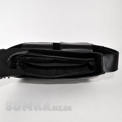 Сумка жіноча чорна з екошкіри PoloClub SK10332 - 3