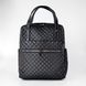 Рюкзак жіночий чорний (капітон) зі штучної шкіри PoloClub SK10016