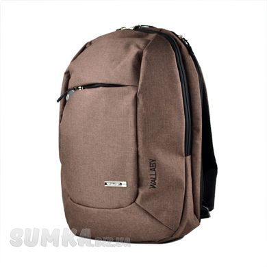 Рюкзак спортивный коричневый из текстиля WALLABY 150-1 - 1