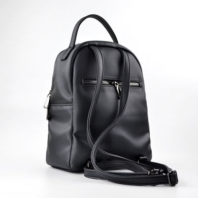 Рюкзак жіночий чорний зі штучної шкіри PoloClub SK20074 - 2
