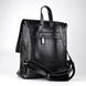 Рюкзак женский черный (кроко) из экокожи PoloClub SK10009А