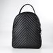 Рюкзак жіночий чорний зі штучної шкіри PoloClub SK20074 - 1