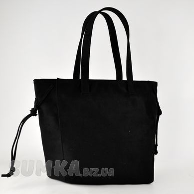 Сумка женская черная из экозамши PoloClub SK10352 - 2