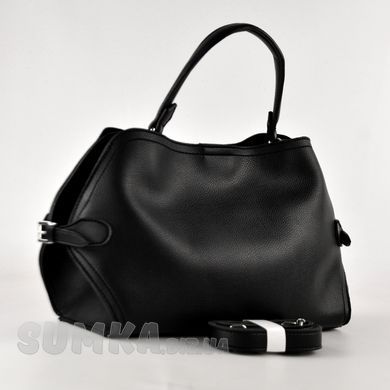 Сумка жіноча чорна зі штучної шкіри PoloClub SK30279 - 2
