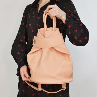 Рюкзак жіночий персиковий з екошкіри B.Elit 2110 (SALE) - 3