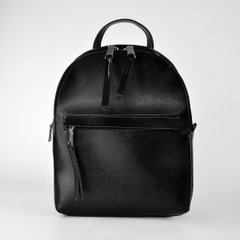 Рюкзак жіночий чорний зі штучної шкіри МІС 36319 - 1