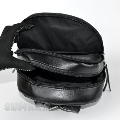 Рюкзак женский черный из искусственной кожи МІС 36319 - 3