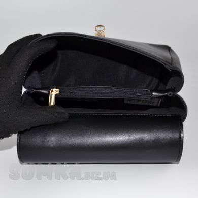 Сумка женская черная из экокожи PoloClub SK10406 - 3