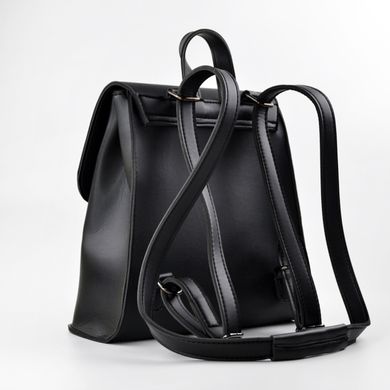 Рюкзак жіночий чорний з екошкіри PoloClub 013 - 2