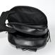 Рюкзак жіночий чорний зі штучної шкіри МІС 36319