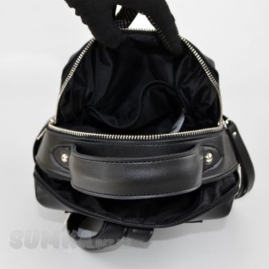 Рюкзак женский черный из искусственной кожи К660 - 3