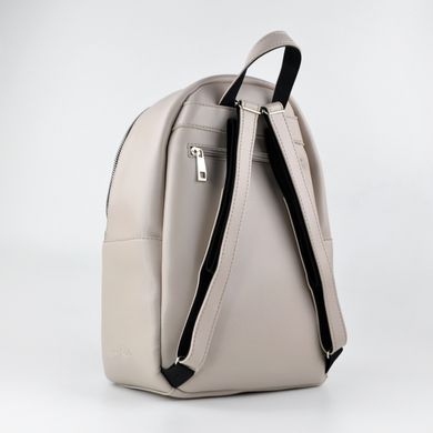 Рюкзак жіночий світло-димчатий зі штучної шкіри К691 - 2
