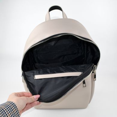 Рюкзак женский светло-дымчатый из искусственной кожи К691 - 3