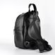 Рюкзак жіночий чорний з натуральної шкіри К684