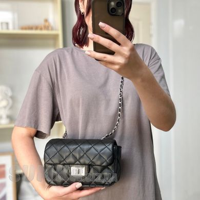 Сумка женская черная из экокожи PoloClub SK30244 - 2