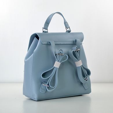 Рюкзак женский голубой из экокожи 9903 (SALE) - 2