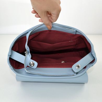 Рюкзак женский голубой из экокожи 9903 (SALE) - 3