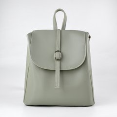 Рюкзак жіночий оливковий з екошкіри PoloClub SK10030 - 1