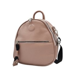 Сумка-рюкзак темно-пудровая из натуральной кожи B.Elit 2133 (SALE) - 1