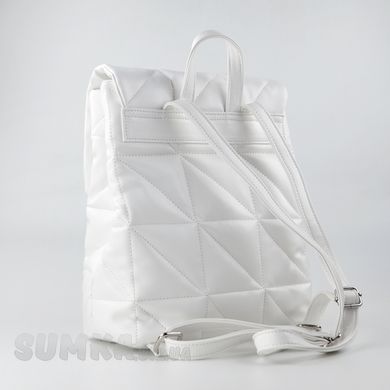 Рюкзак женский стеганый белый из экокожи PoloClub SK30071 - 2