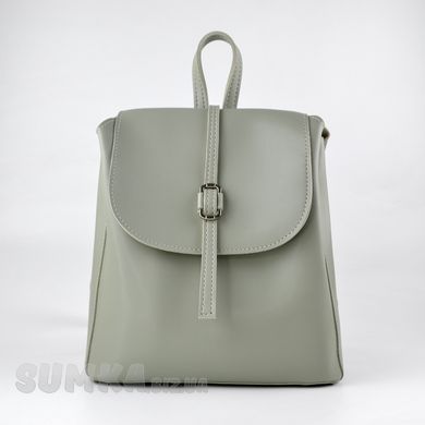Рюкзак жіночий оливковий з екошкіри PoloClub SK10030 - 1