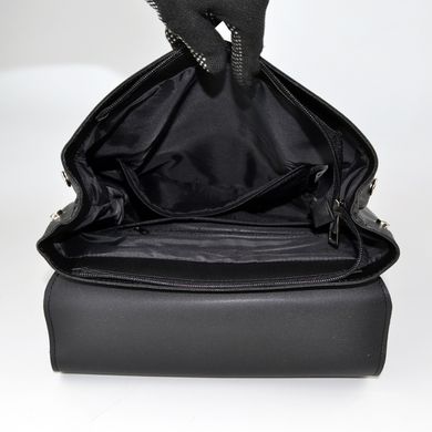 Рюкзак жіночий чорний зі штучної шкіри К783 - 3