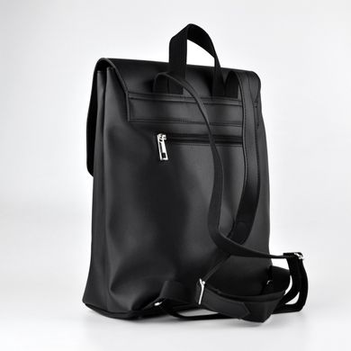 Рюкзак жіночий чорний зі штучної шкіри К783 - 2
