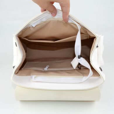 Рюкзак жіночий білий з екошкіри PoloClub 011 - 3