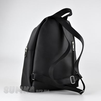 Рюкзак жіночий чорний зі штучної шкіри К786 - 2