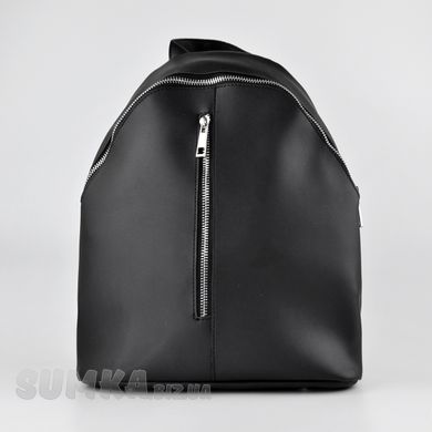 Рюкзак жіночий чорний зі штучної шкіри К786 - 1