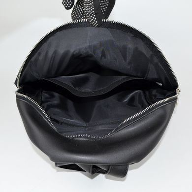 Рюкзак жіночий чорний зі штучної шкіри К786 - 3