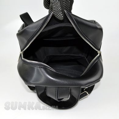 Рюкзак женский черный из искусственной кожи К790 - 3