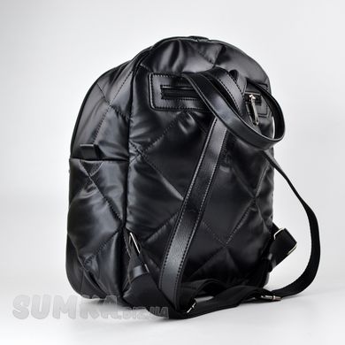 Рюкзак женский черный из искусственной кожи МІС 36079 - 2