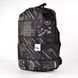 Рюкзак спортивный черно-серый (узор) из текстиля WALLABY 141 - 1