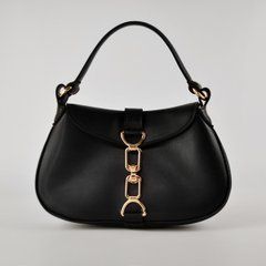 Сумка жіноча чорна з екошкіри PoloClub SK10378 - 1