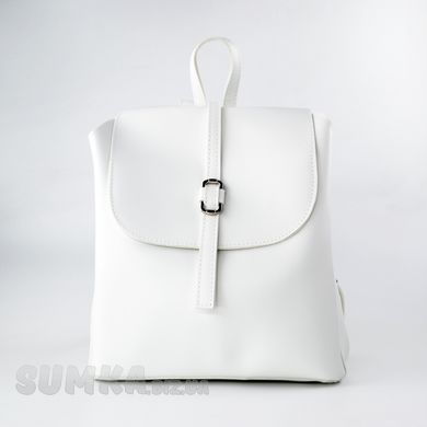 Рюкзак женский белый из экокожи PoloClub SK10030 - 1