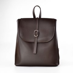Рюкзак жіночий шоколадний з екошкіри PoloClub SK10030 - 1