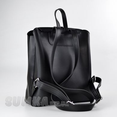 Рюкзак женский черный из экокожи PoloClub SK10030 - 2