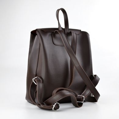 Рюкзак женский шоколадный из экокожи PoloClub SK10030 - 2
