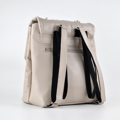 Рюкзак жіночий кольору бізон зі штучної шкіри К767 - 2