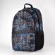 Рюкзак спортивный серо-синий (узор) из текстиля WALLABY 147 - 1
