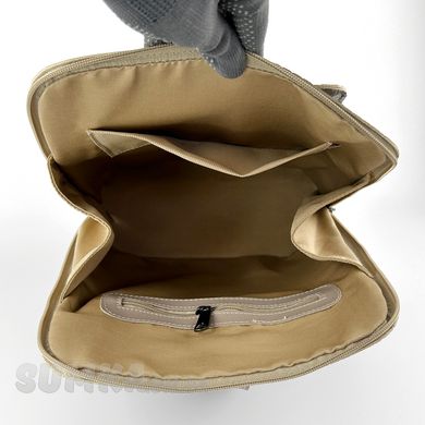 Сумка-рюкзак жіноча димчата (кроко) з екошкіри PoloClub SK20131 - 3
