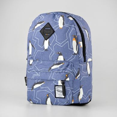 Дитячий міський сіро-блакитний рюкзак Favor 958-38 - 1