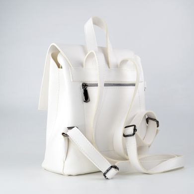 Рюкзак женский белый из экокожи PoloClub SK10009 - 2