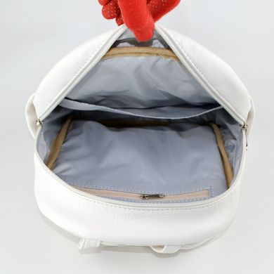 Рюкзак жіночий білий зі штучної шкіри МІС 36228 - 3