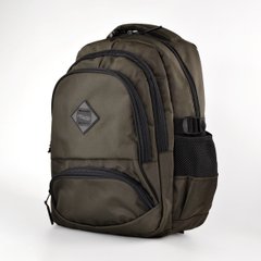 Шкільний рюкзак кольору хакі з ортопедичною спинкою з текстилю Favor 997-5 - 1