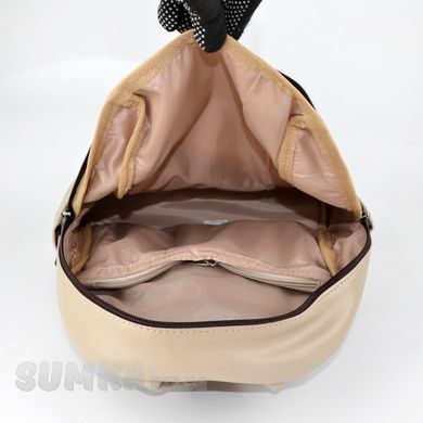 Рюкзак жіночий в кольорі бізон зі штучної шкіри МІС 36227 - 3