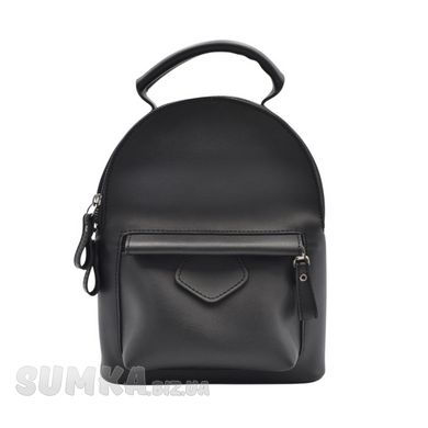 Рюкзак жіночий чорний з екошкіри PoloClub 0005 - 1