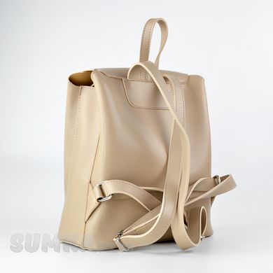 Рюкзак жіночий в кольорі бізон з екошкіри PoloClub SK10030 - 2