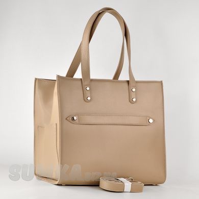 Сумка жіноча в кольорі бізон з екошкіри PoloClub SK50079 - 2